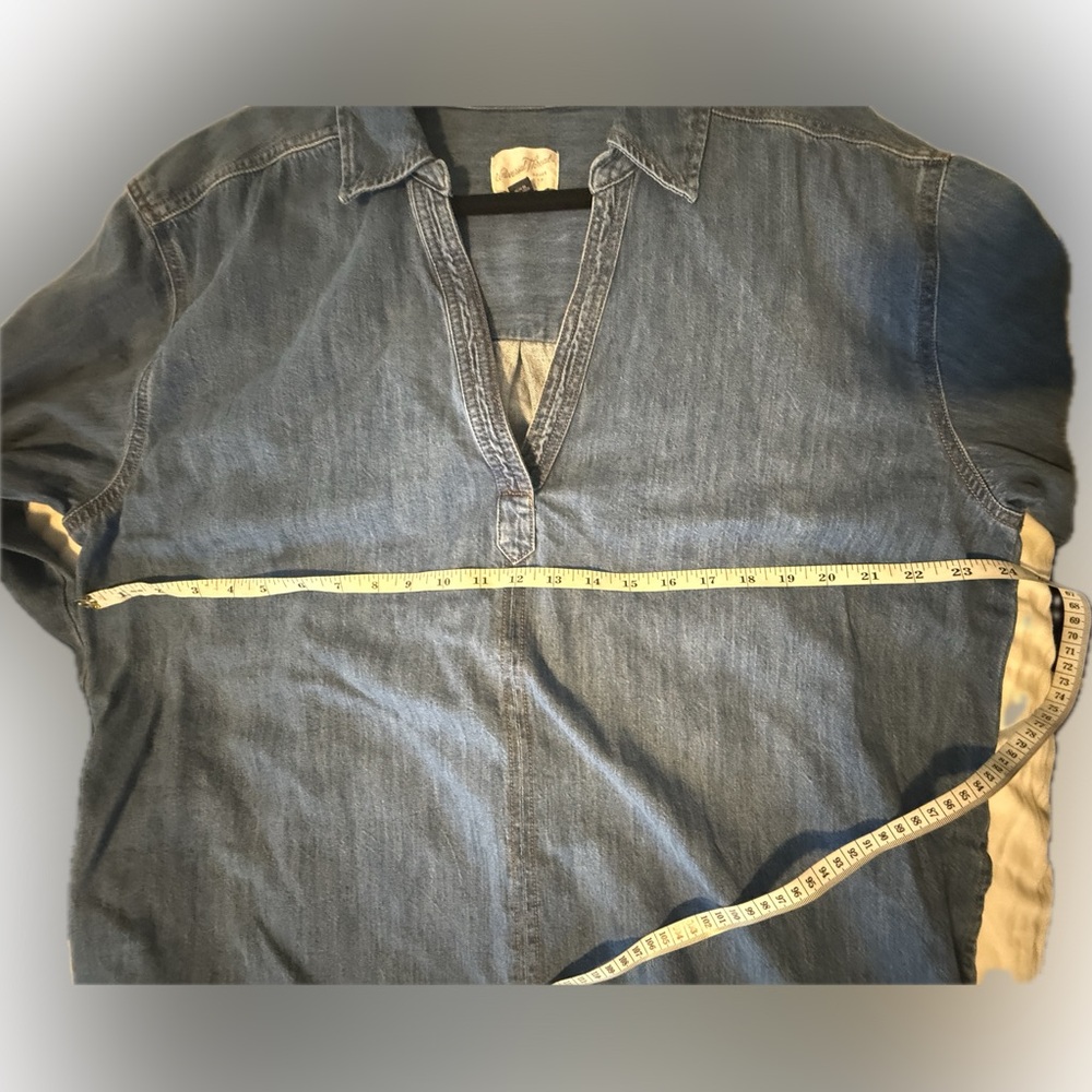 Universal Thread Classic Blue Denim Dress - Picture 5 of 8